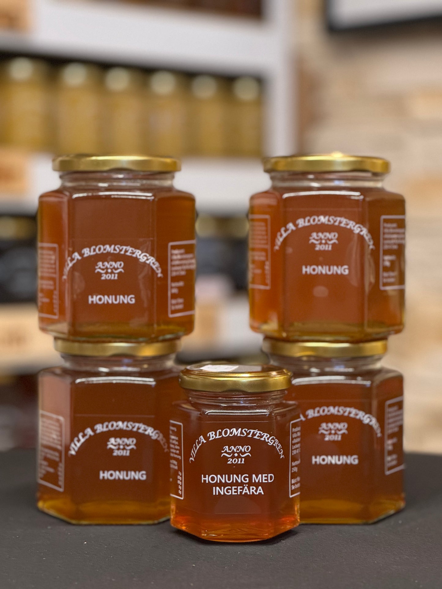 2 kg flytande honung + 250g honung med ingefära för 579kr ink. fri frakt!