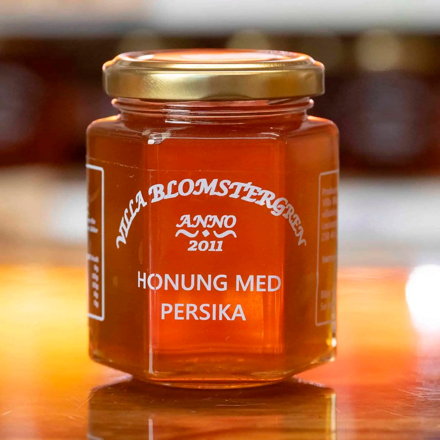 Honung med Persika