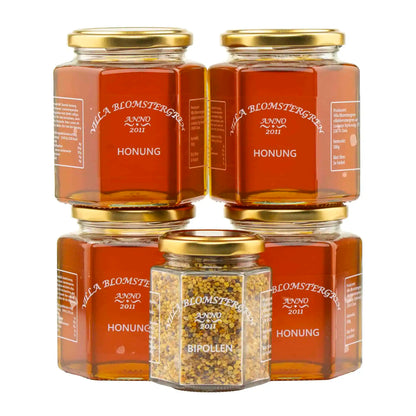 2 kg flytande honung + 110g bipollen för 599kr ink. fri frakt!
