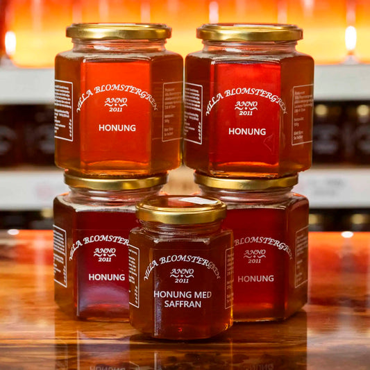 2 kg flytande honung + 250g honung med saffran för 579kr ink. fri frakt!