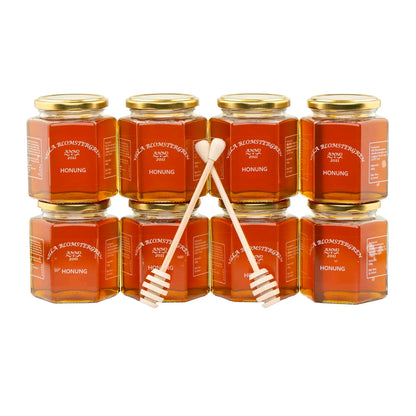 4 kg flytande honung + 2 honungspinnar – Fri frakt 998 kr