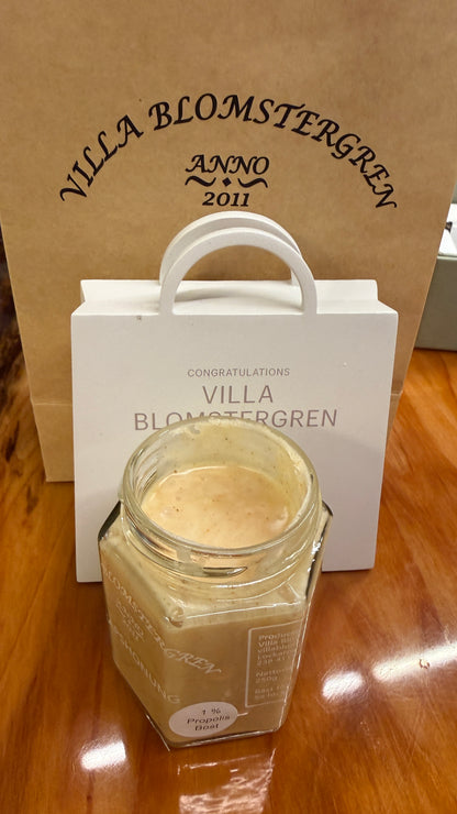 250 g Ljungfruhonung med 1% Propolisbost – Premium Honung med Naturlig Styrka