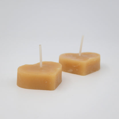 Bivaxljus – Honey Hearts (5-pack)