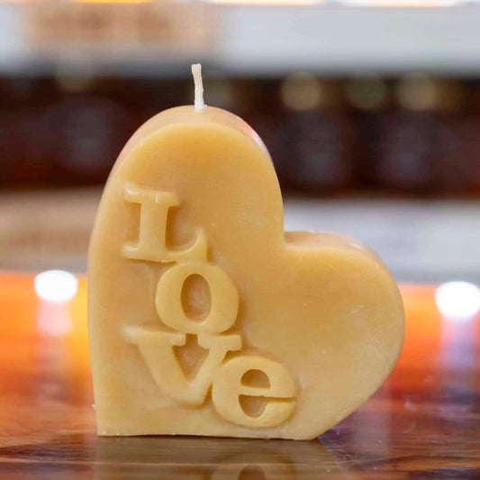 Bivaxljus LOVE – Blockljus 240 g