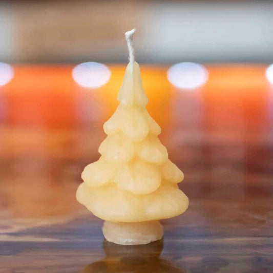 Bivaxljus Mini Vintergran – Svenskt Bivax