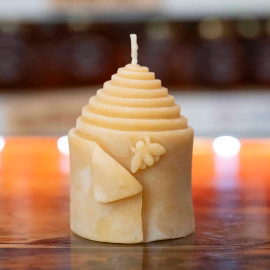 Bivaxljus Spiral – Blockljus 250 g