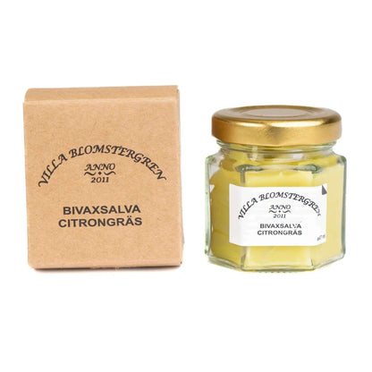 Bivaxsalva Citrongräs – Naturlig hudsalva med svenskt bivax