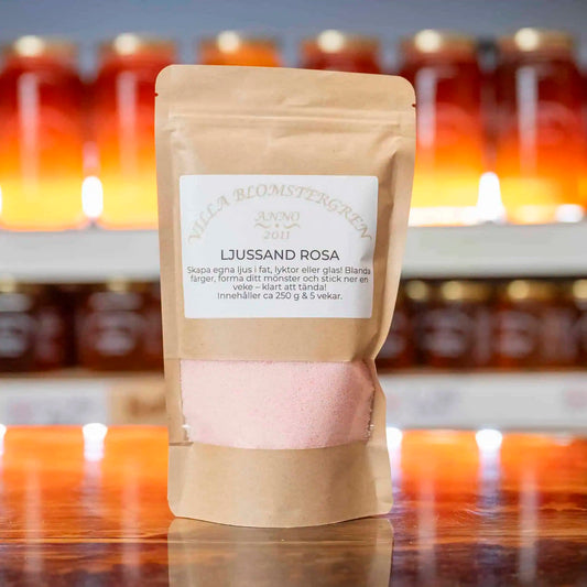 Ljussand – Rosa – 250 g | Villa Blomstergren