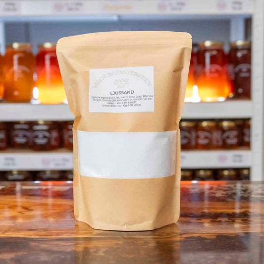 Ljussand – Vit – 1 kg | Villa Blomstergren